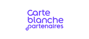 Logo Carte blanche partenaires moderne d'audition-passion à Villeneuve-sur-Lot sur fond blanc