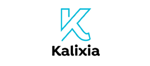 Logo Kalixia moderne bleu et noir chez audition-passion à Villeneuve-sur-Lot